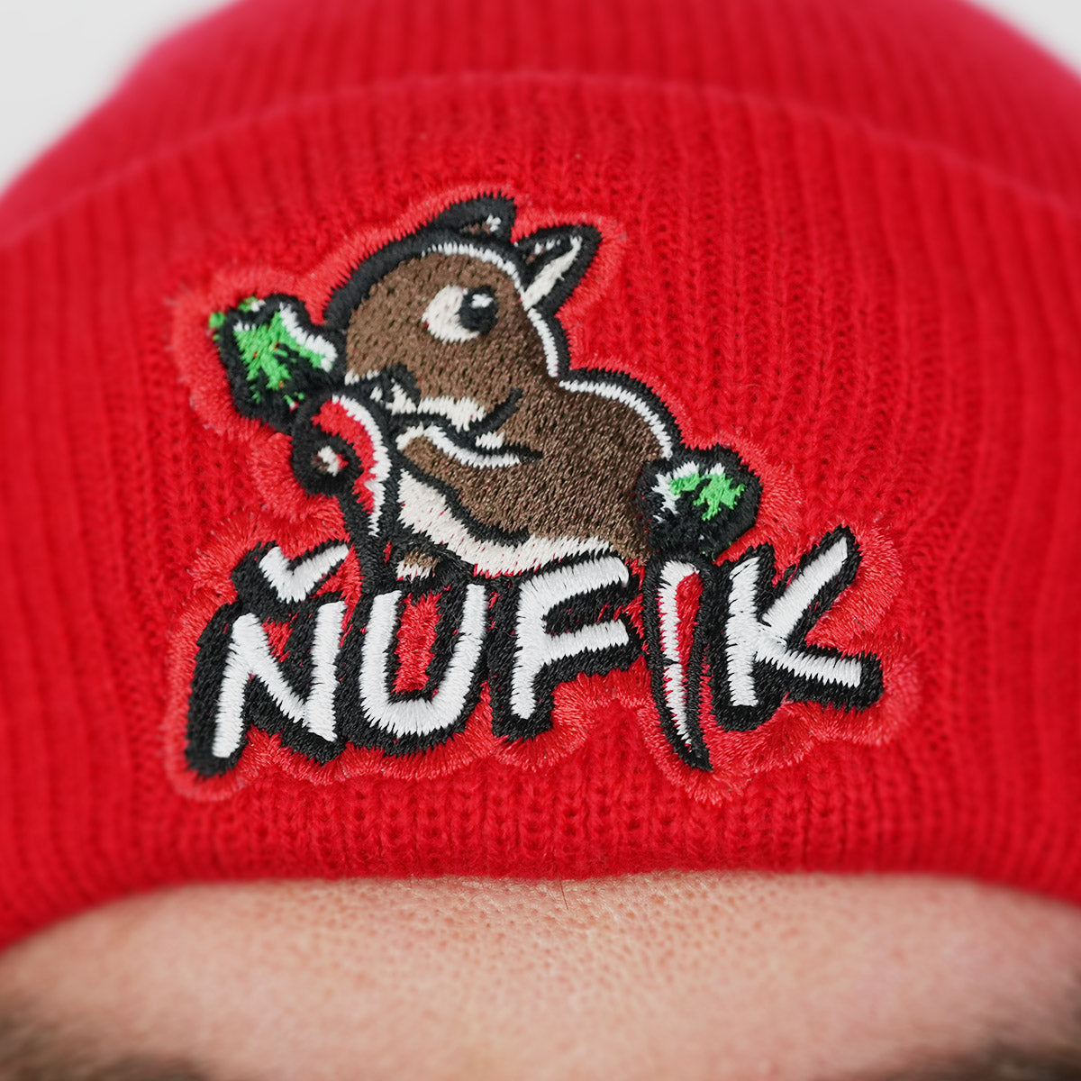 Zimní čepice Ňufík Red