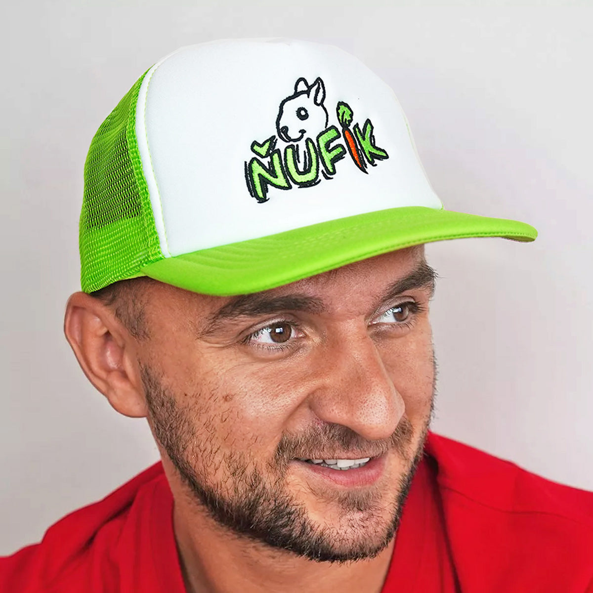 Kšiltovka Ňufík zelená