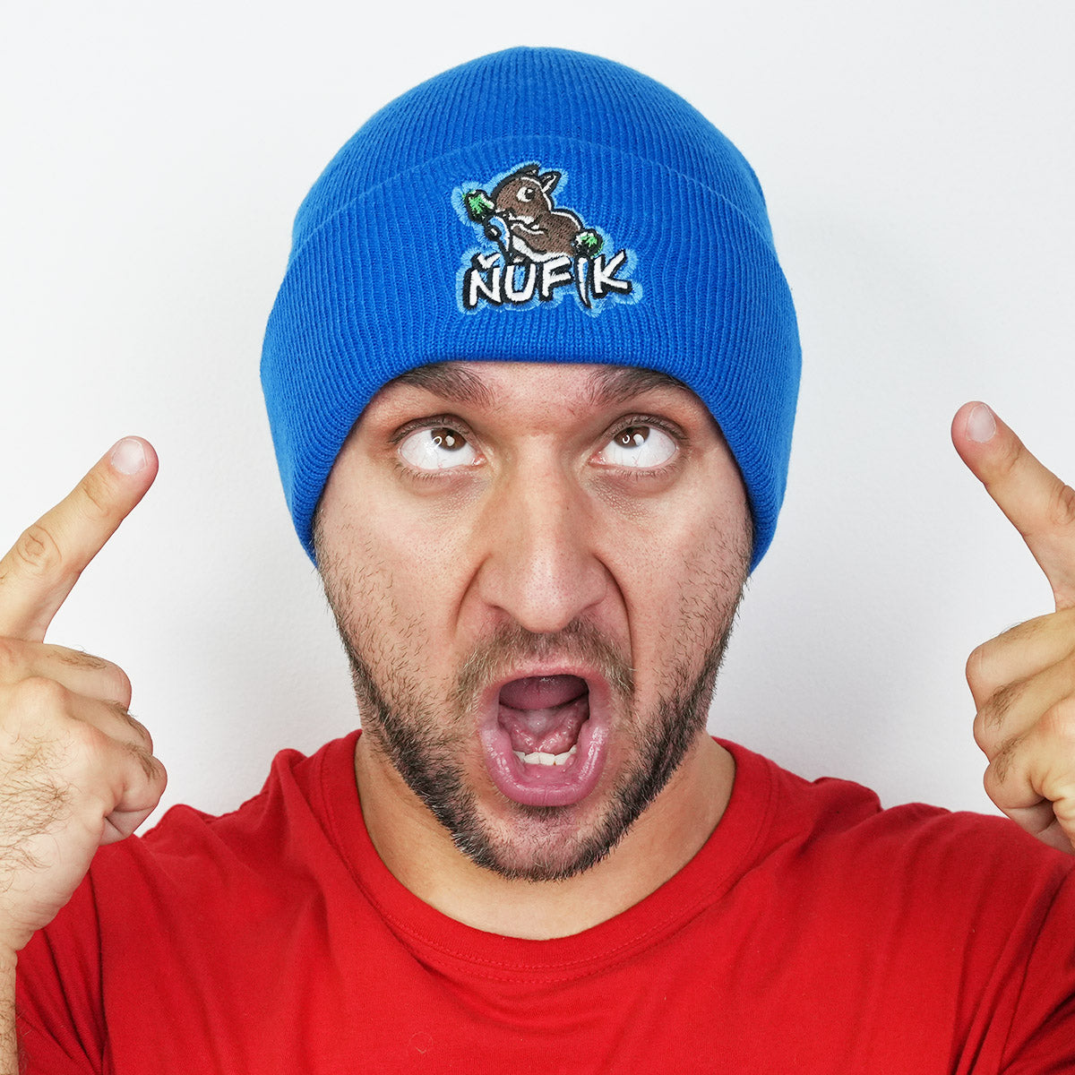 Zimní čepice Ňufík Blue