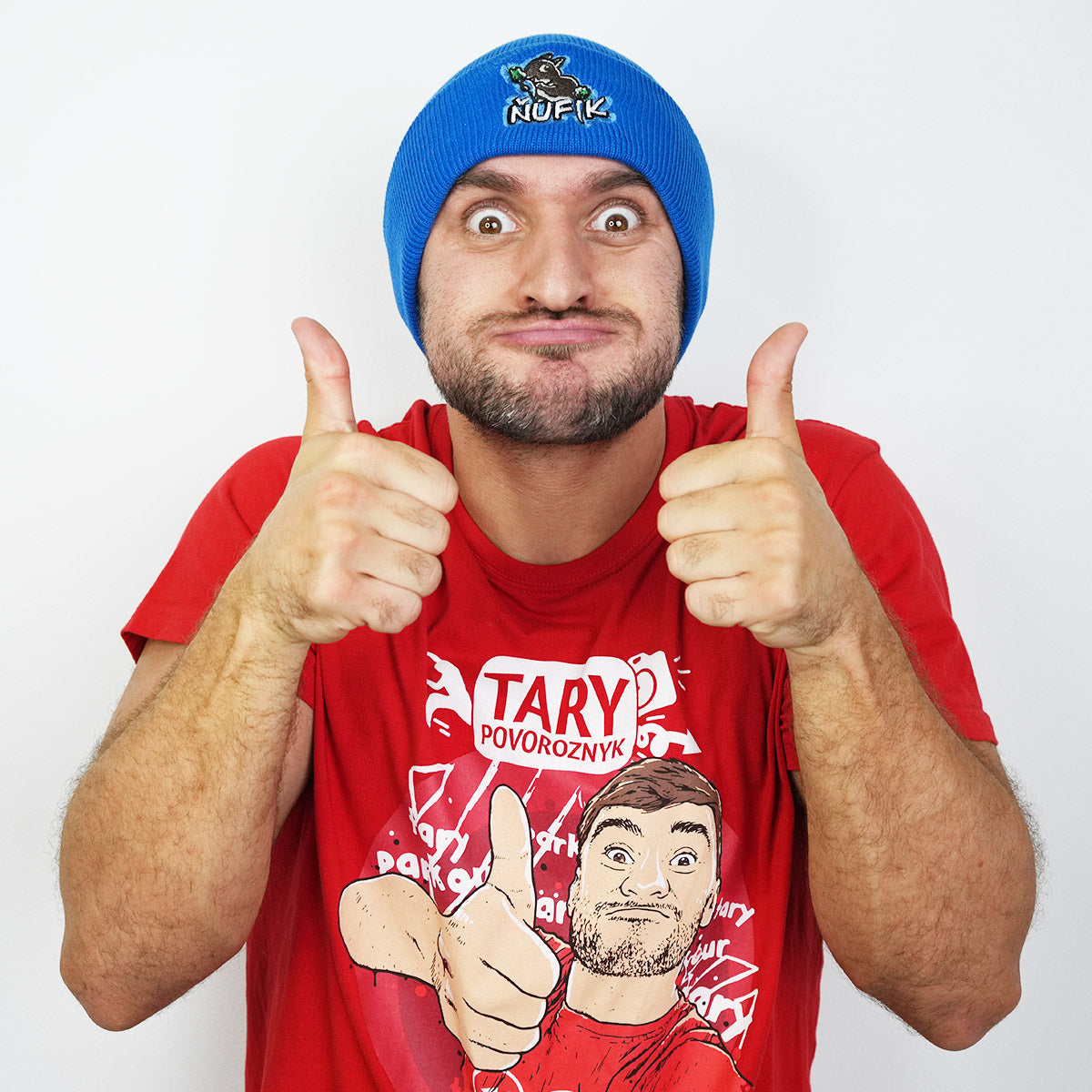 Zimní čepice Ňufík Blue