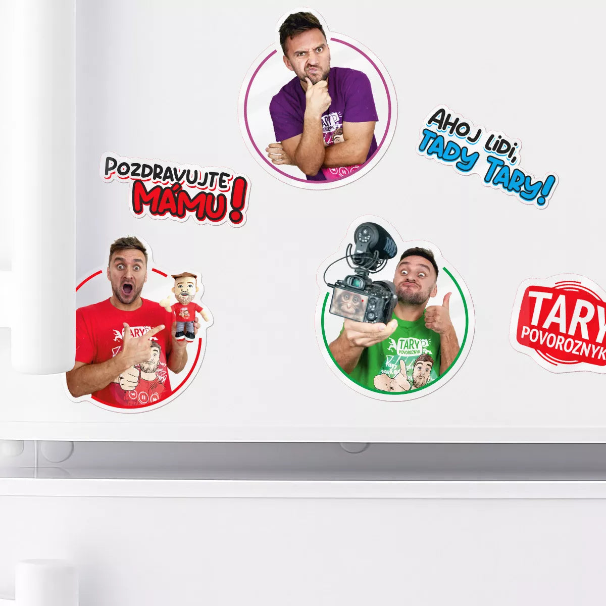 Magnetky Tary YouTube Moments – A4 (13 magnetů)