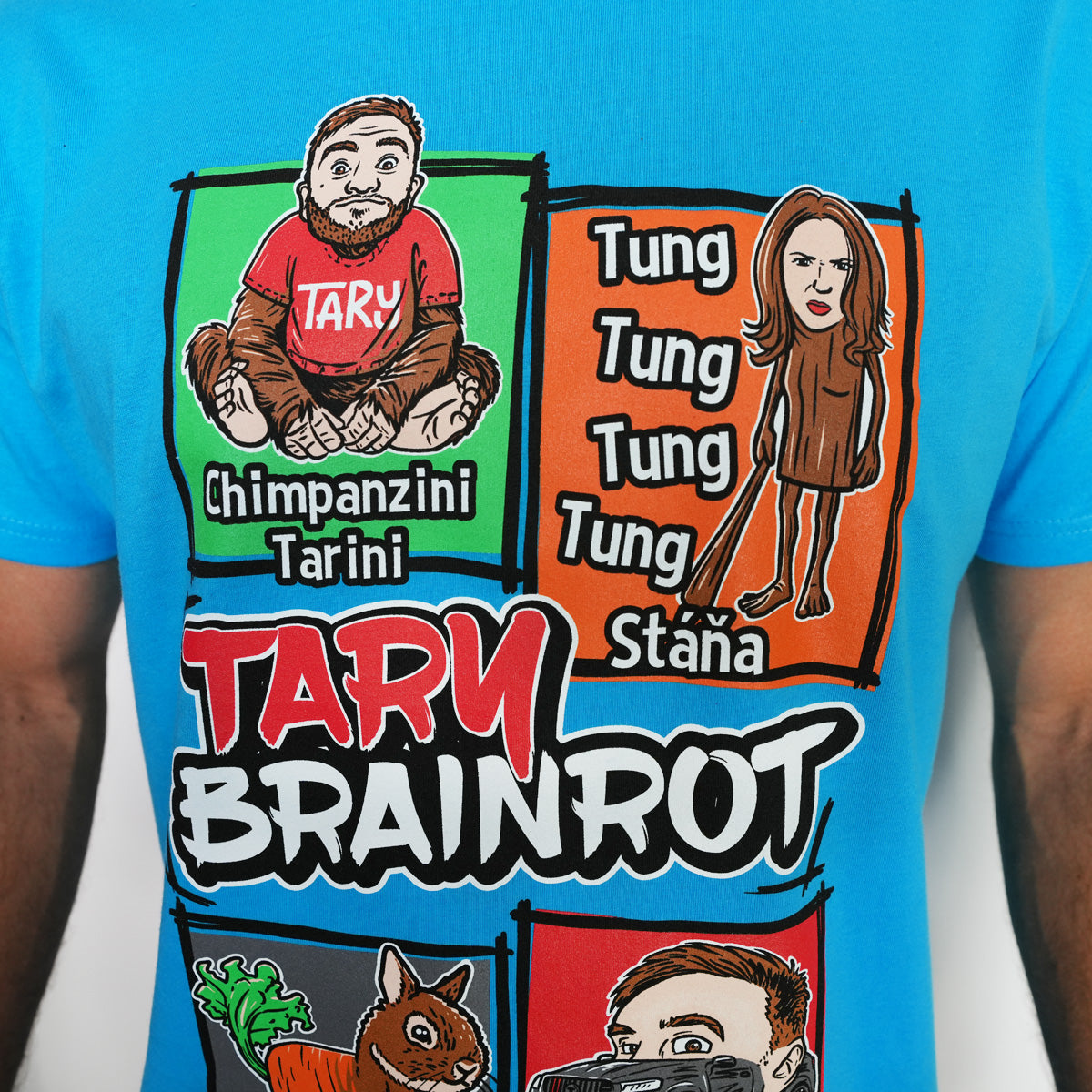 Tričko Tary Brainrot Blue