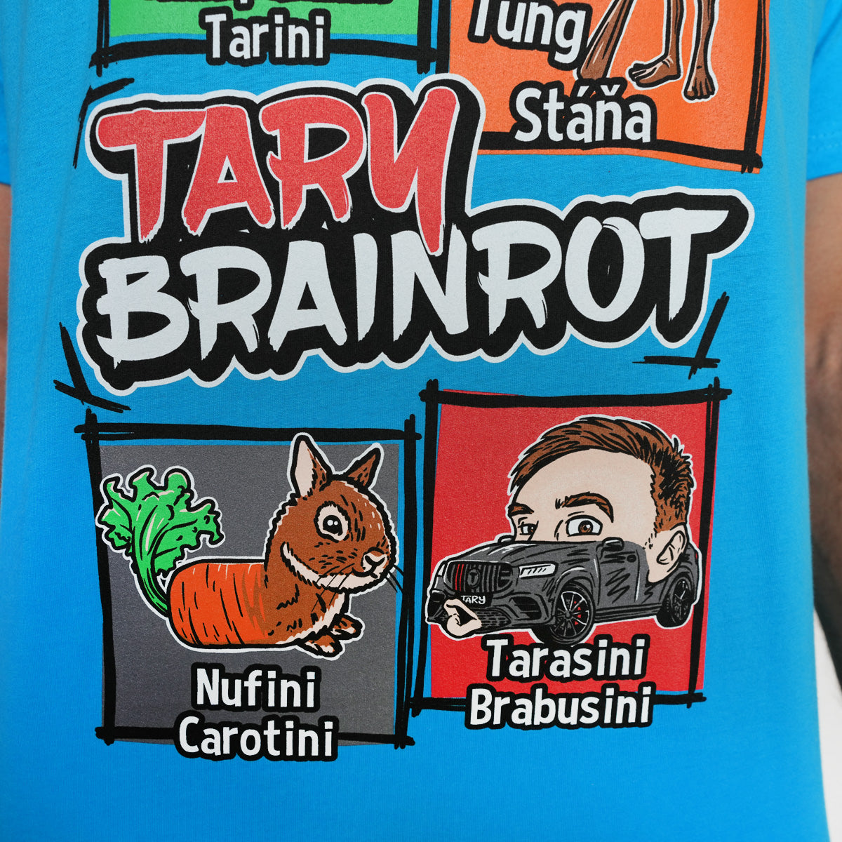 Tričko Tary Brainrot Blue