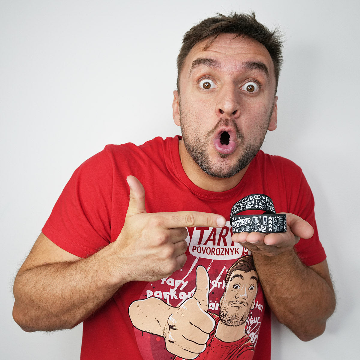 Náramek Doodle Černý