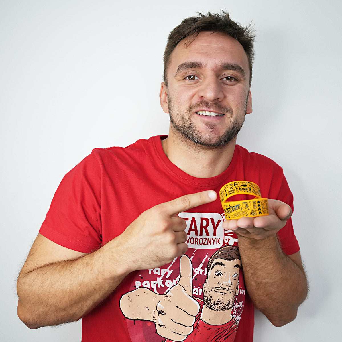 Náramek Doodle Oranžový