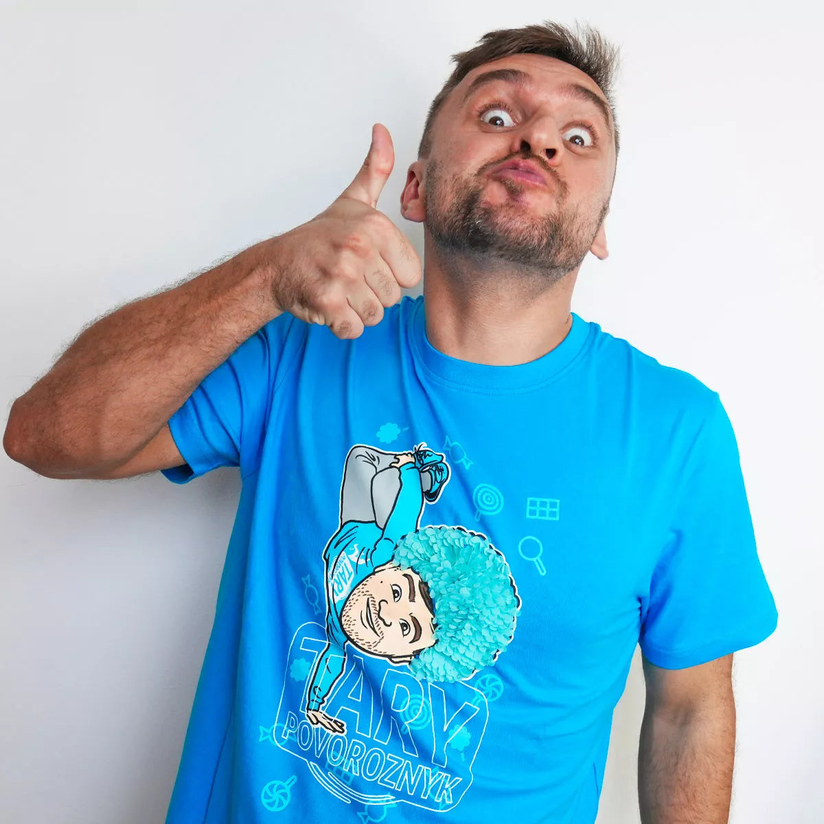 Tričko Tary Afro Blue