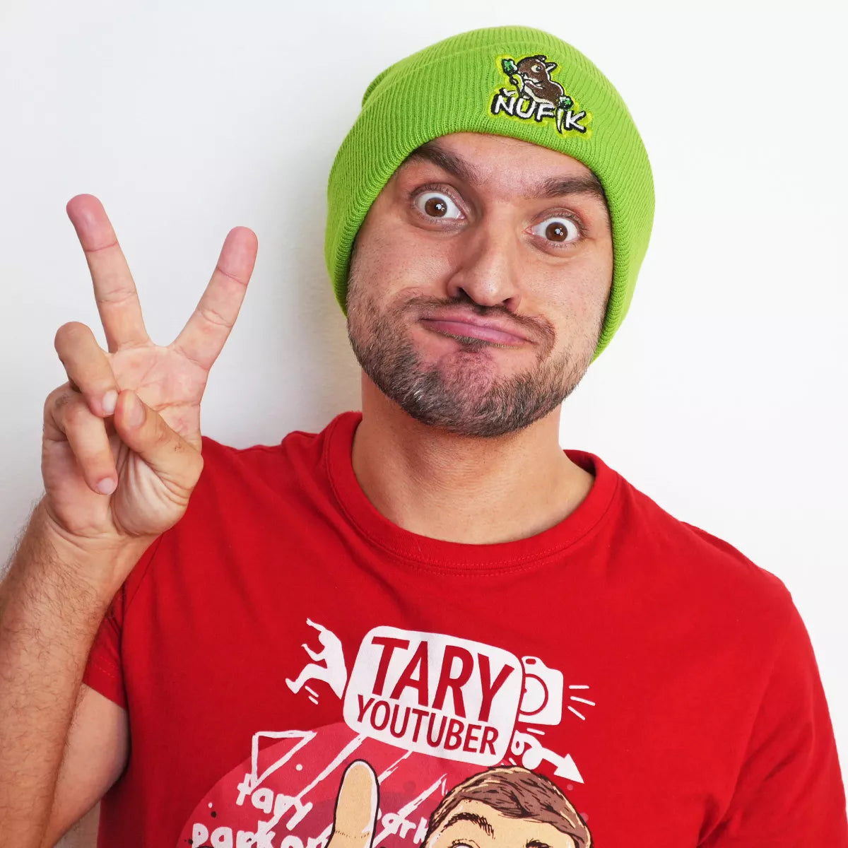 Zimní čepice Ňufík Green