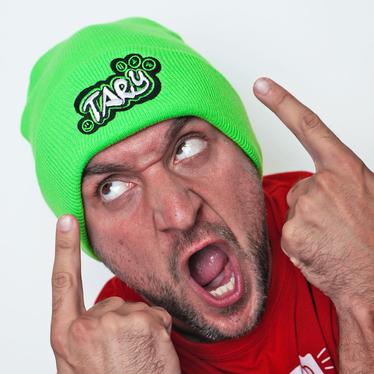 Zimní čepice Tary Jumping Neon Green