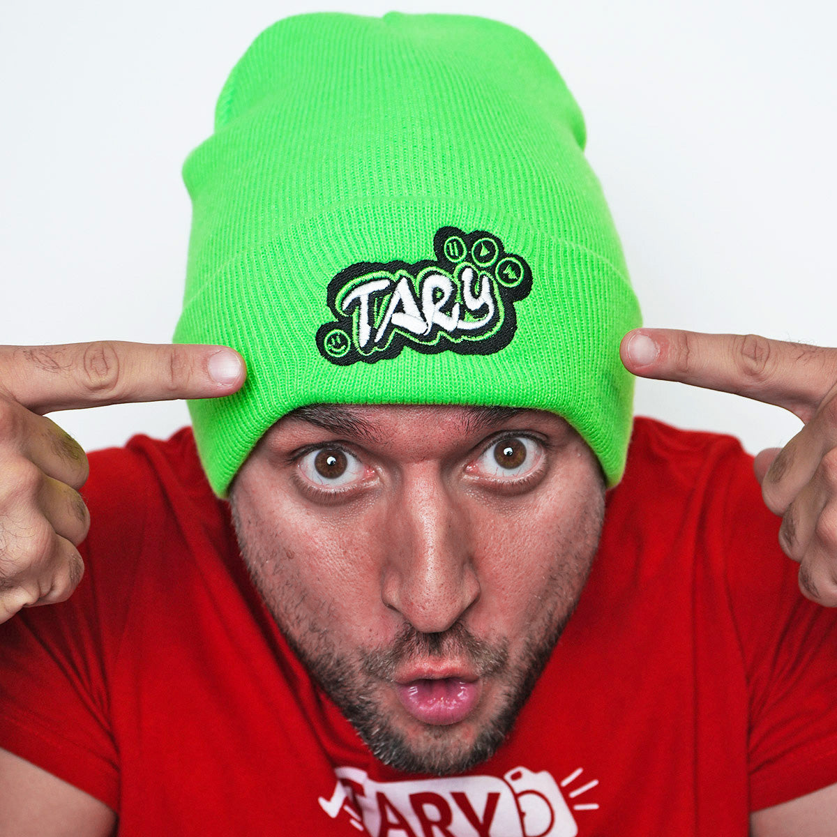 Zimní čepice Tary Jumping Neon Green