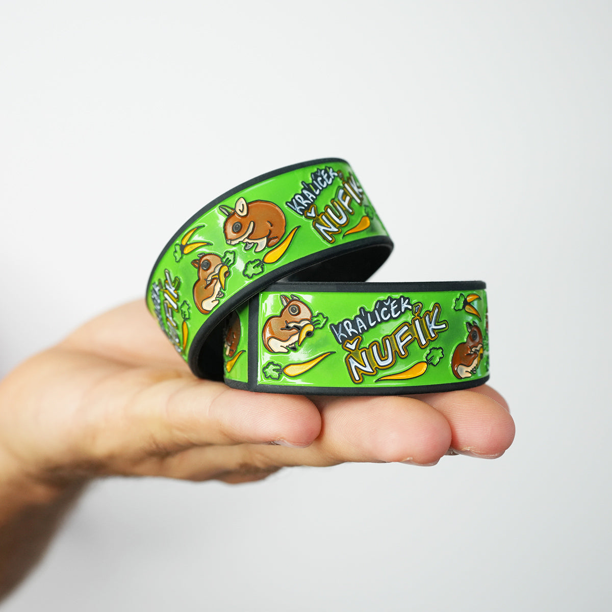 Náramek Ňufík Mrkvičky Green