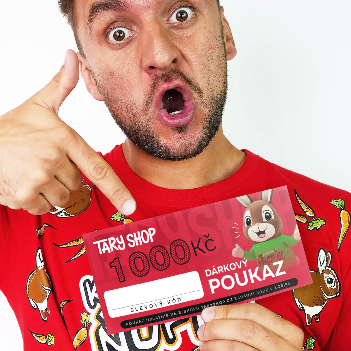 Dárkový poukaz TaryShop.cz na nákup zboží v hodnotě 1 000 Kč