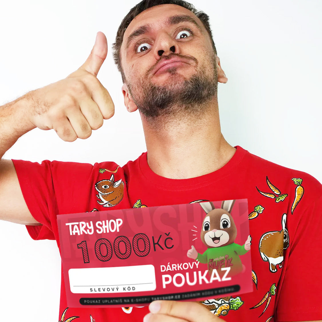 Dárkový poukaz TaryShop.cz na nákup zboží v hodnotě 1 000 Kč