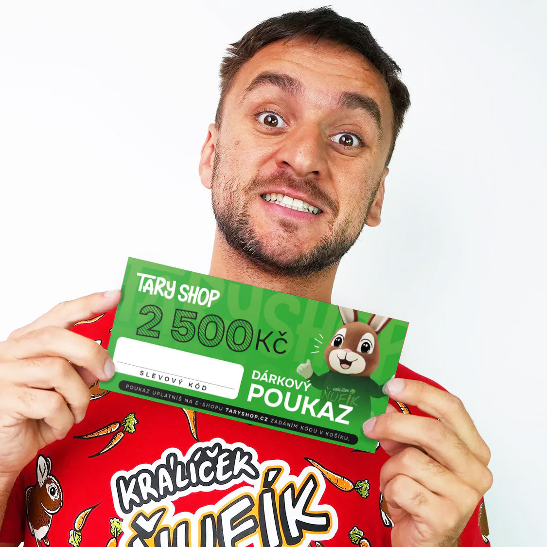 Dárkový poukaz TaryShop.cz na nákup zboží v hodnotě 2 500 Kč