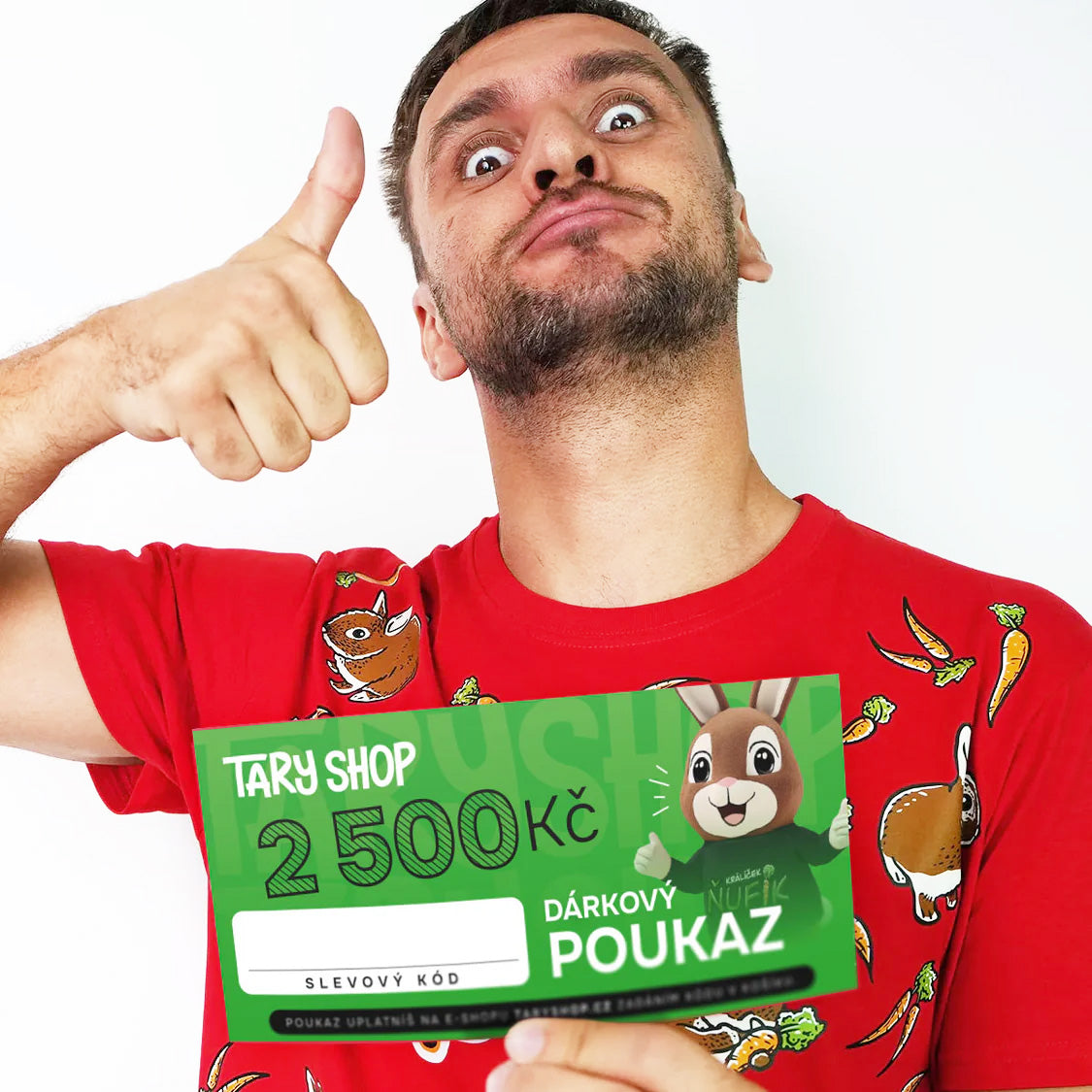 Dárkový poukaz TaryShop.cz na nákup zboží v hodnotě 2 500 Kč