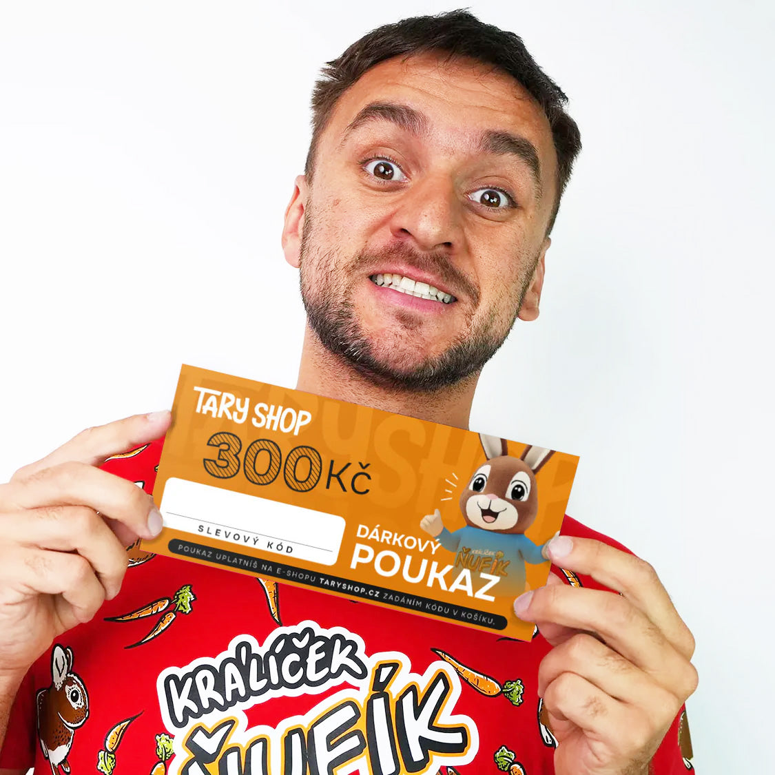 Dárkový poukaz TaryShop.cz na nákup zboží v hodnotě 300 Kč
