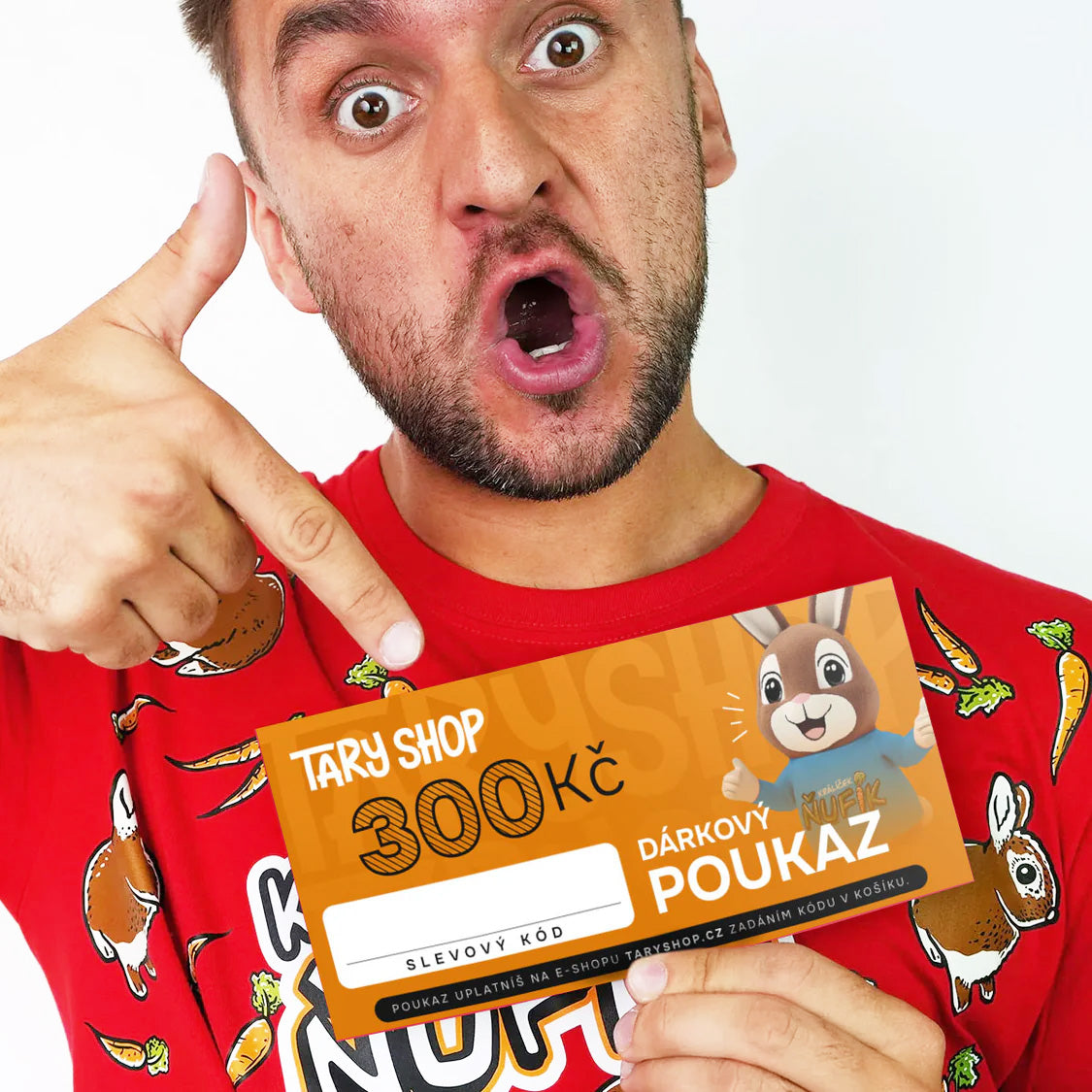 Dárkový poukaz TaryShop.cz na nákup zboží v hodnotě 300 Kč