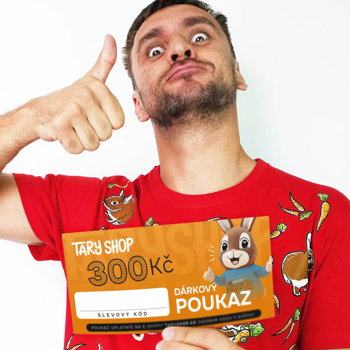 Dárkový poukaz TaryShop.cz na nákup zboží v hodnotě 300 Kč