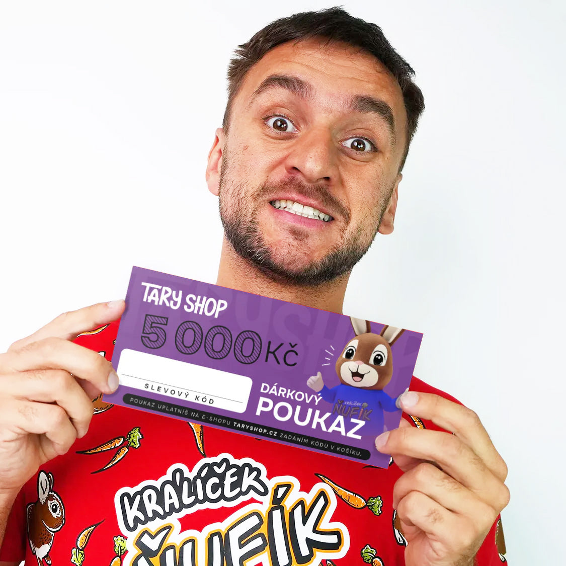 Dárkový poukaz TaryShop.cz na nákup zboží v hodnotě 5 000 Kč