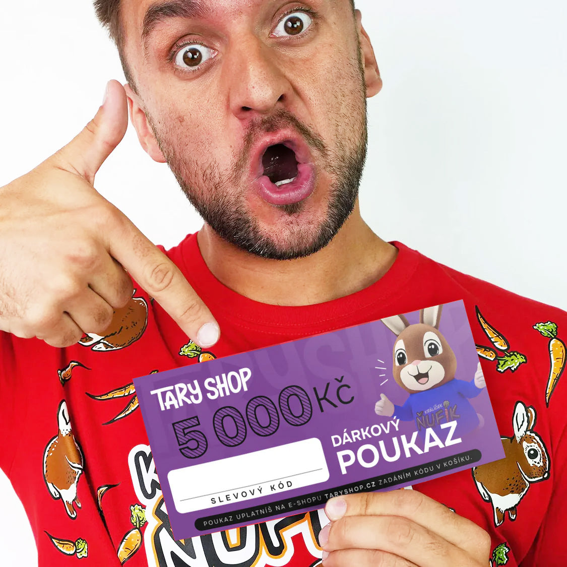 Dárkový poukaz TaryShop.cz na nákup zboží v hodnotě 5 000 Kč