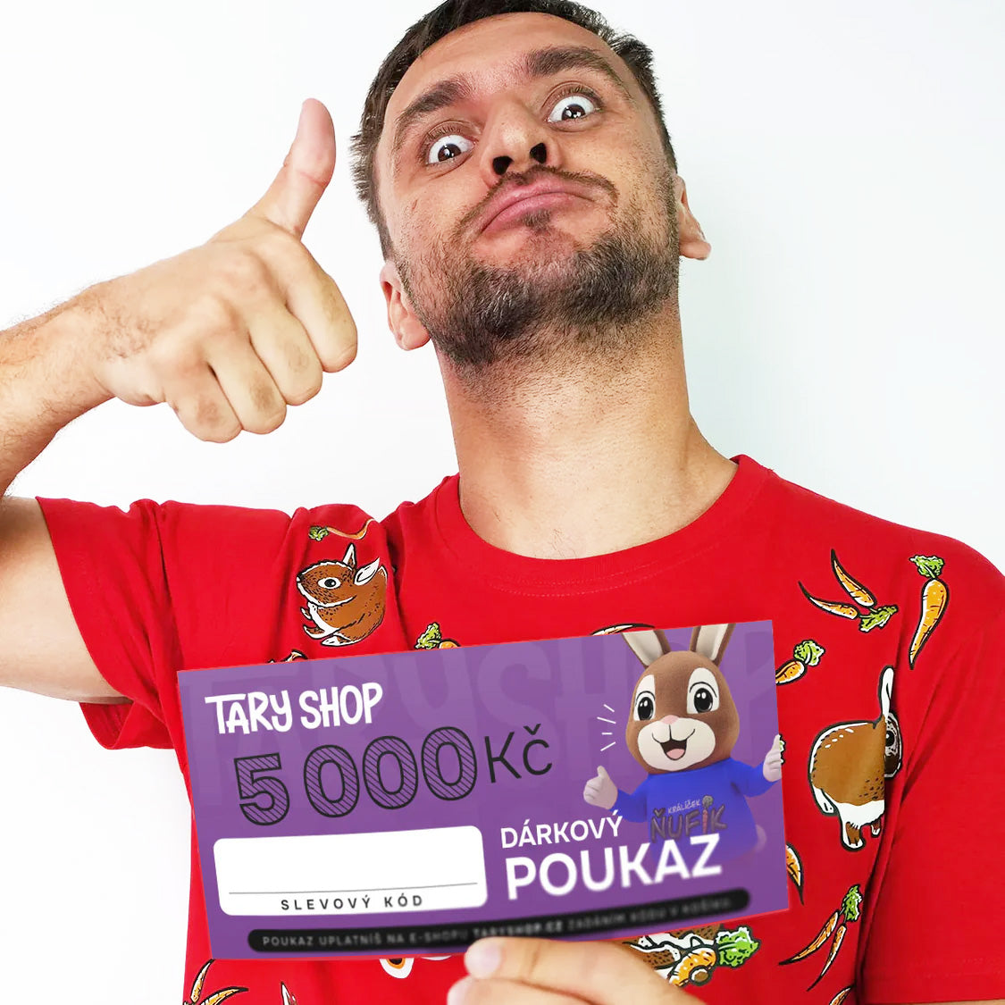 Dárkový poukaz TaryShop.cz na nákup zboží v hodnotě 5 000 Kč