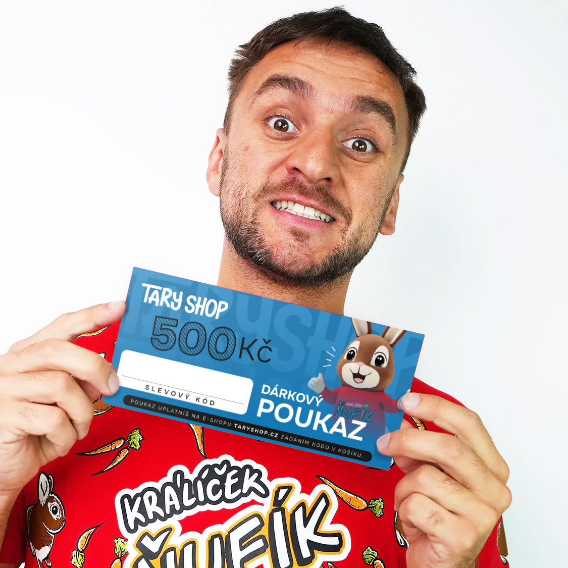 Dárkový poukaz TaryShop.cz na nákup zboží v hodnotě 500 Kč