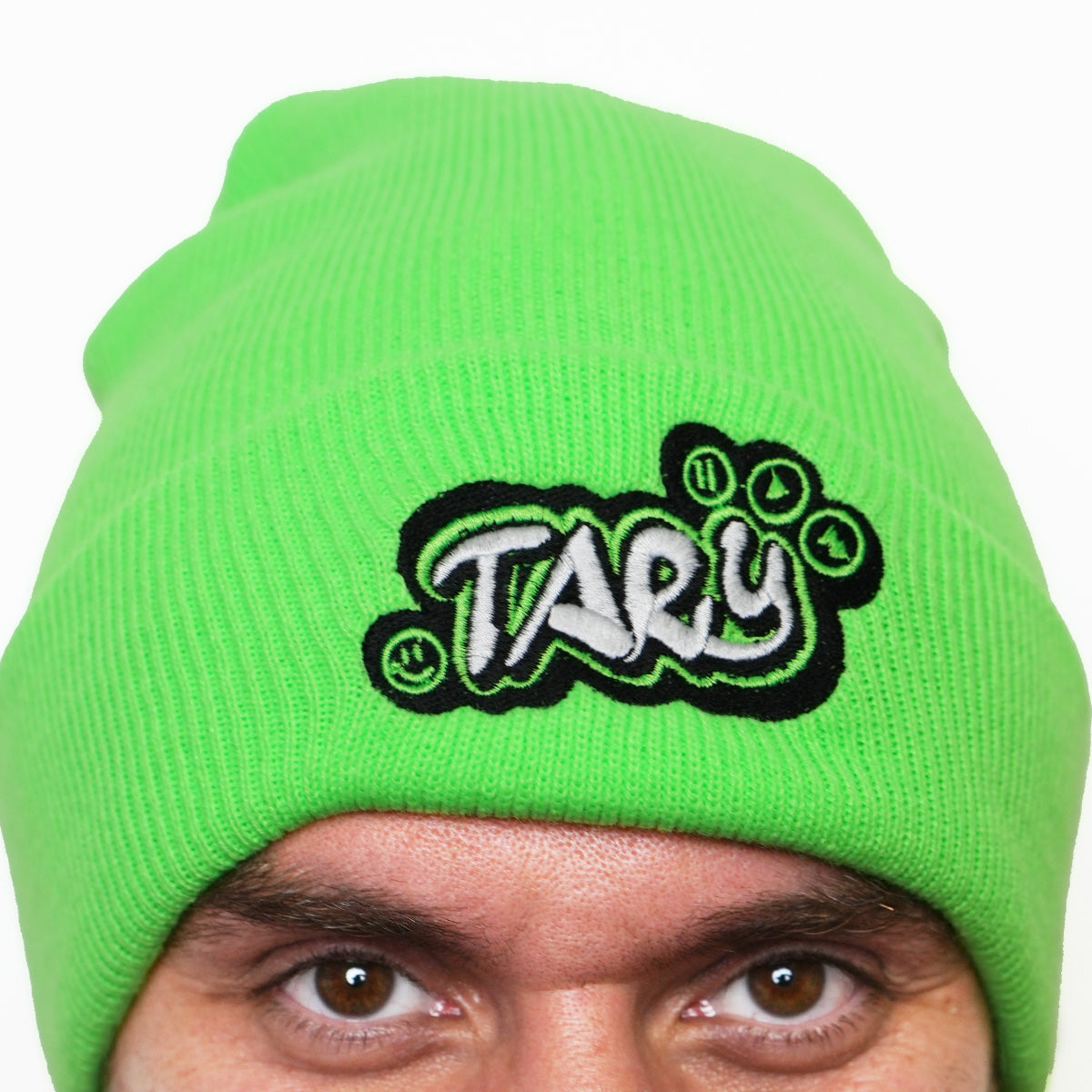 Zimní čepice Tary Jumping Neon Green