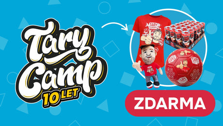Tary Camp slaví 10 let | Merch zdarma k poukazu na Tary Camp