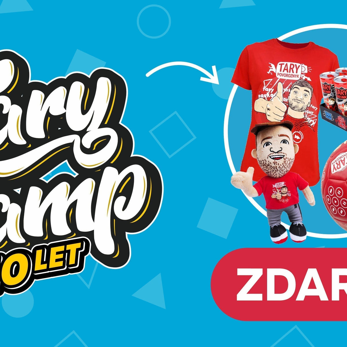 Tary Camp slaví 10 let | Merch zdarma k poukazu na Tary Camp | TaryShop.cz