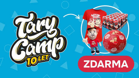 Tary Camp slaví 10 let | Merch zdarma k poukazu na Tary Camp
