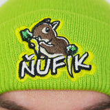 Zimní čepice Ňufík Green