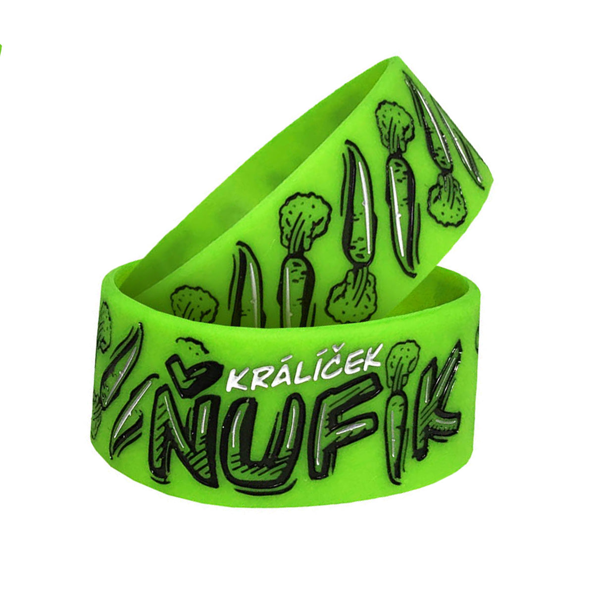 Náramek Králík Ňufík Zelený