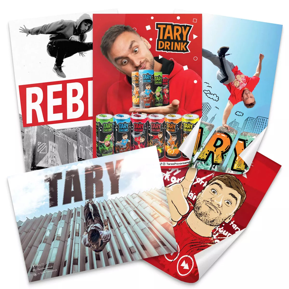 Sada 5 plakátů Tary