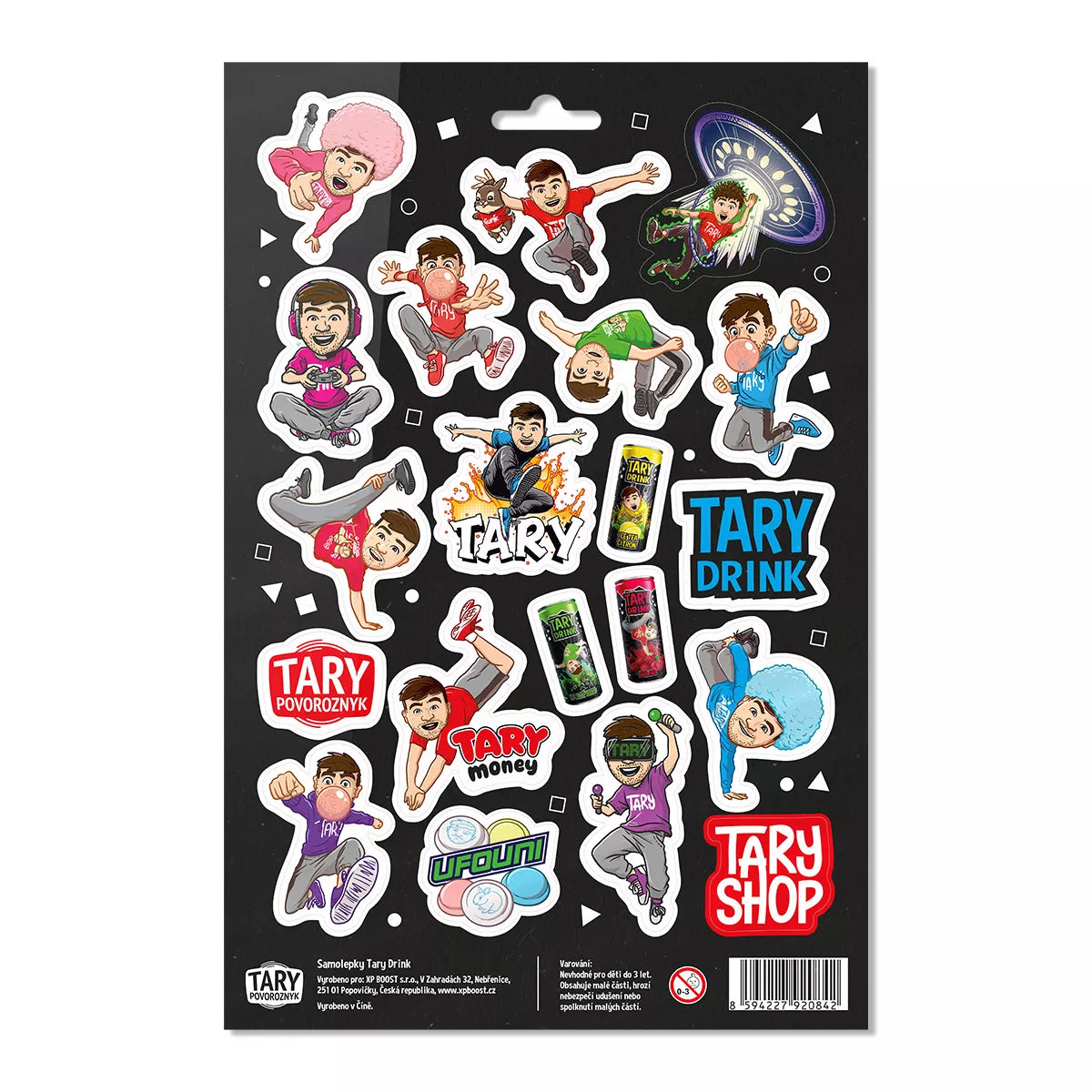 Sada samolepek Tary Drink & Sweets Edition A4