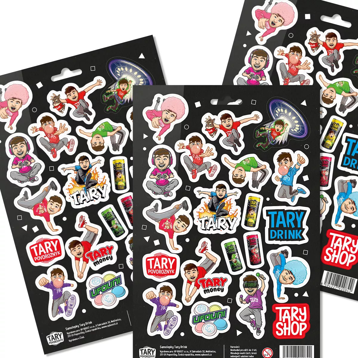 Sada samolepek Tary Drink & Sweets Edition A4