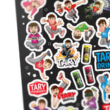 Sada samolepek Tary Drink & Sweets Edition A4