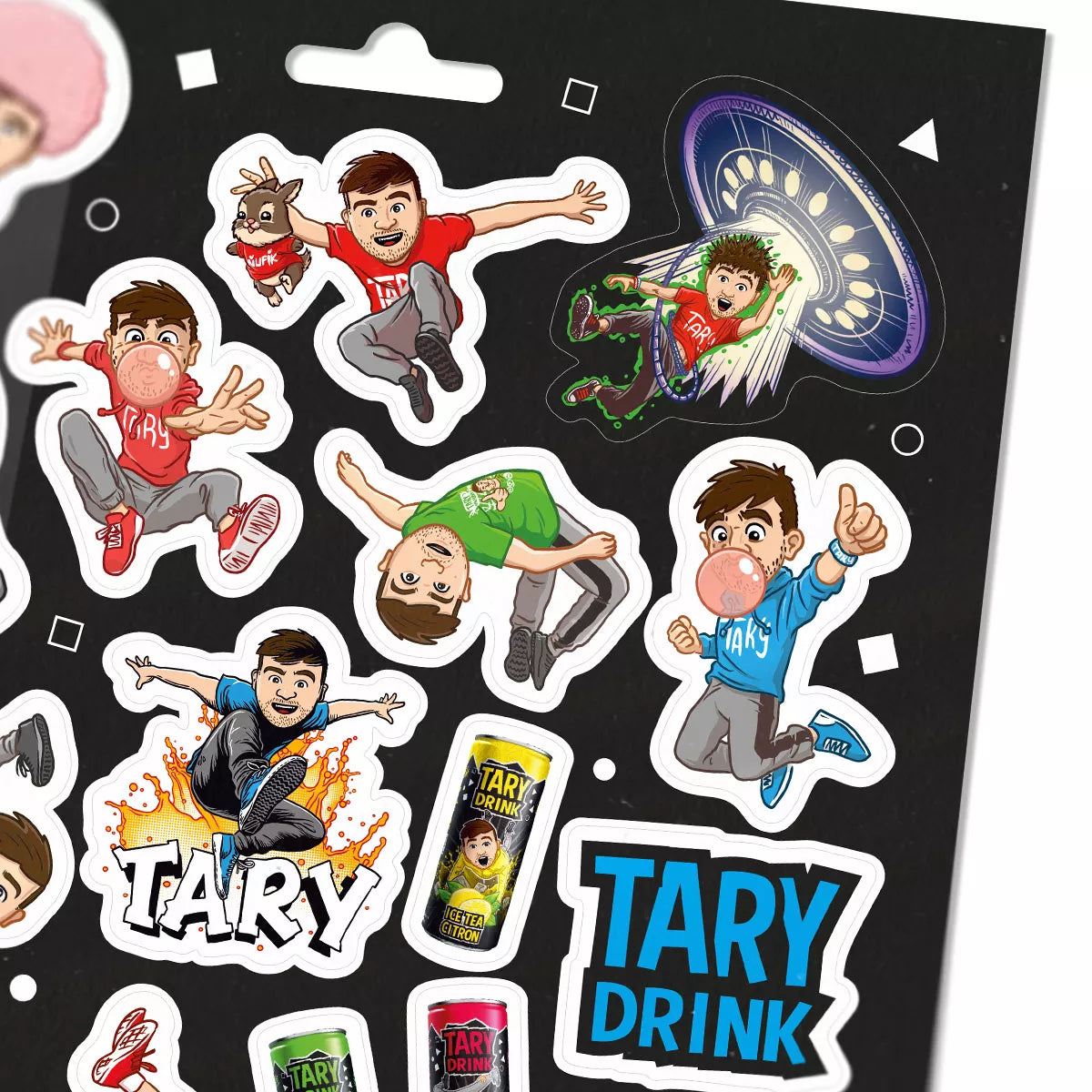 Sada samolepek Tary Drink & Sweets Edition A4