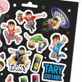 Sada samolepek Tary Drink & Sweets Edition A4