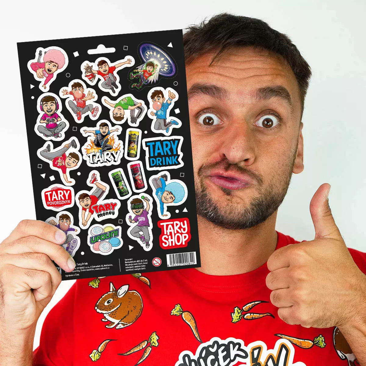 Sada samolepek Tary Drink & Sweets Edition A4