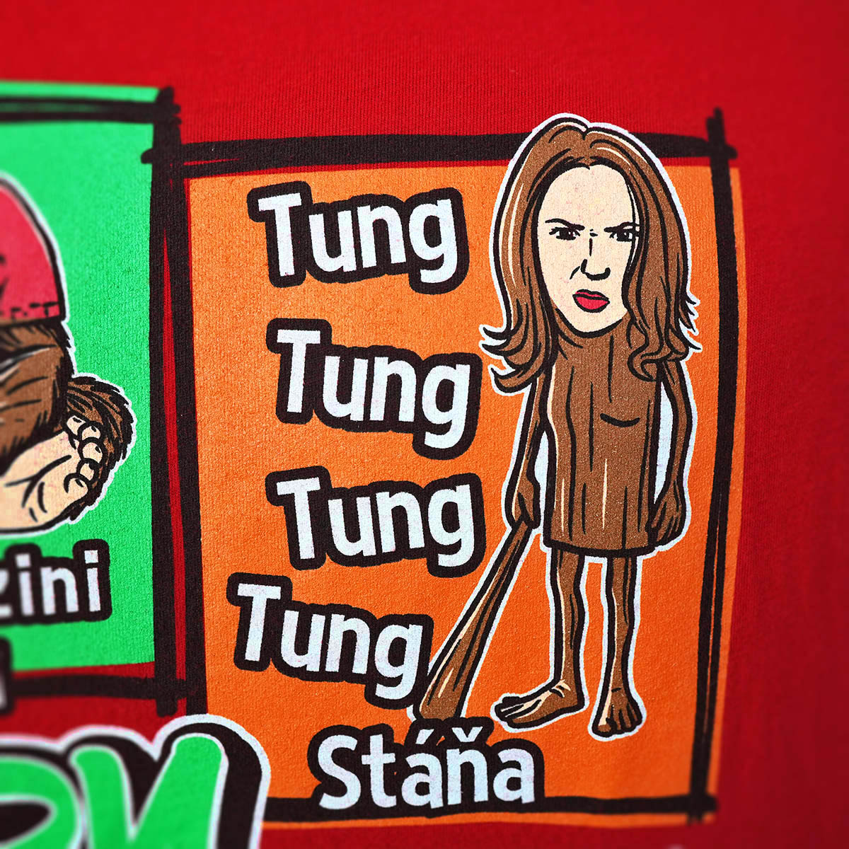 Tričko Tary Brainrot Red
