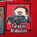 Tričko Tary Brainrot Red