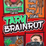 Tričko Tary Brainrot Red