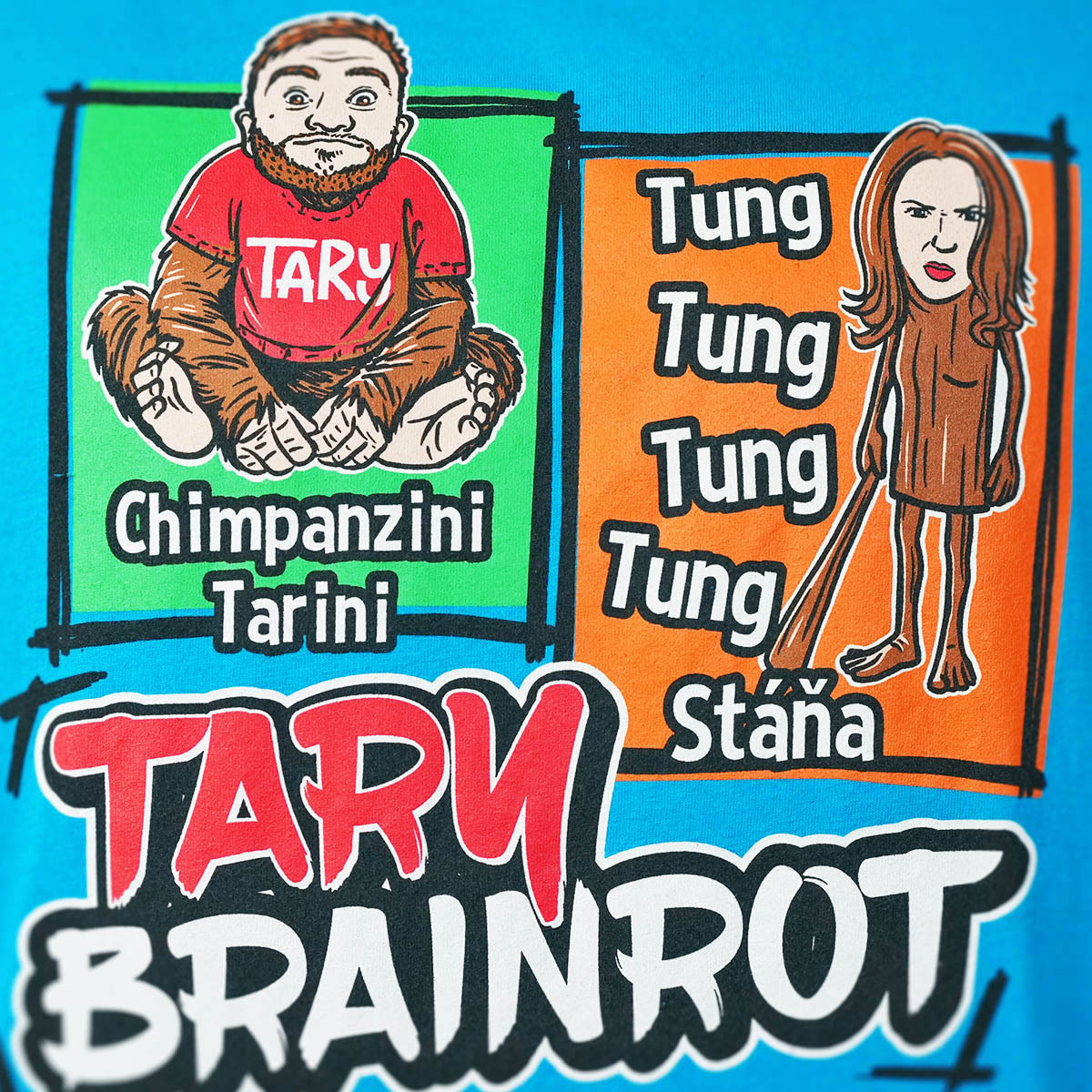 Tričko Tary Brainrot Blue