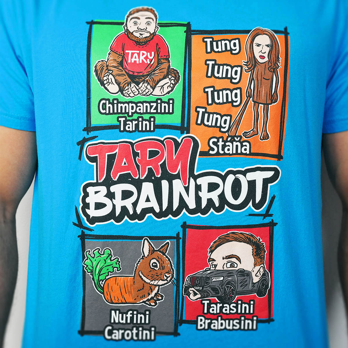 Tričko Tary Brainrot Blue