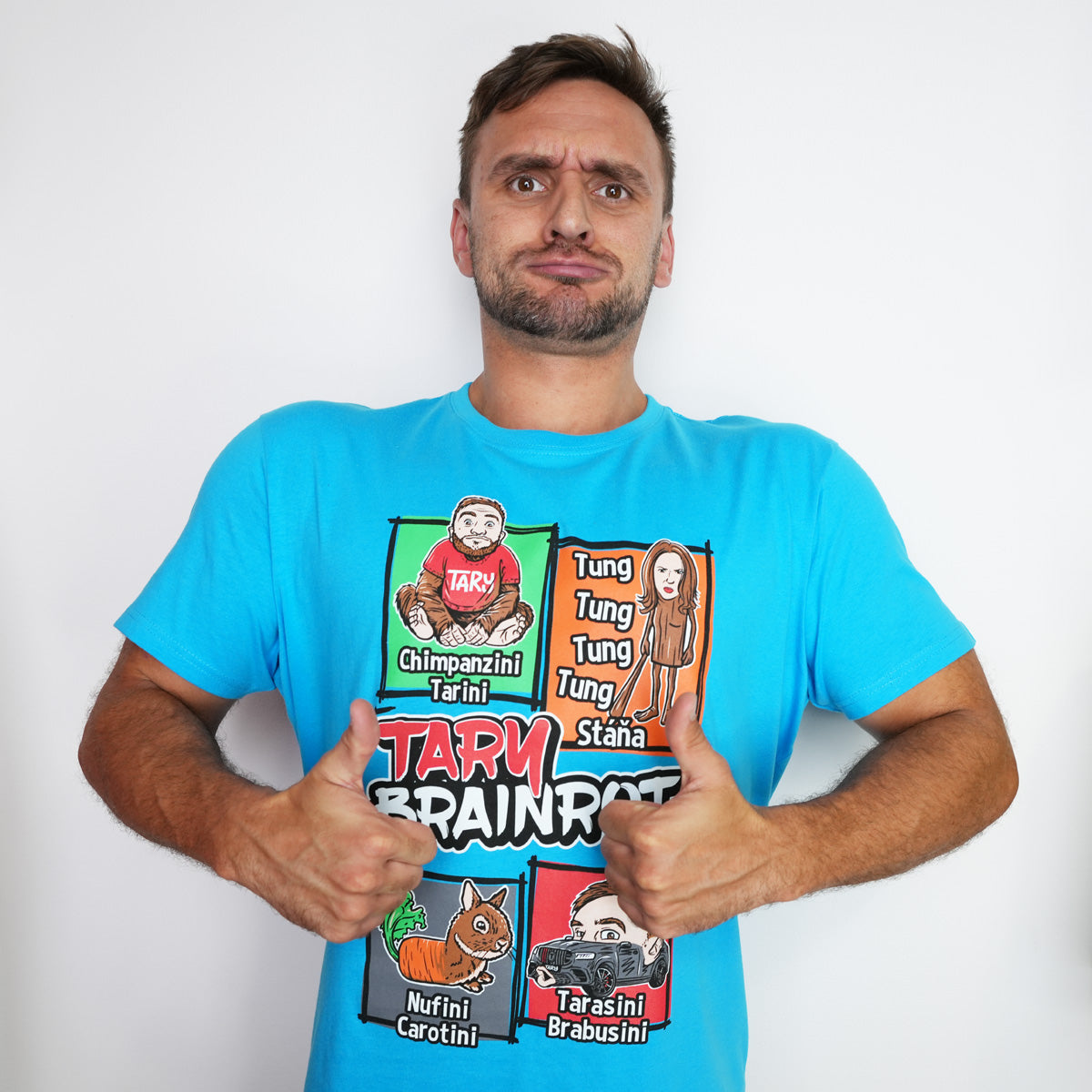 Tričko Tary Brainrot Blue