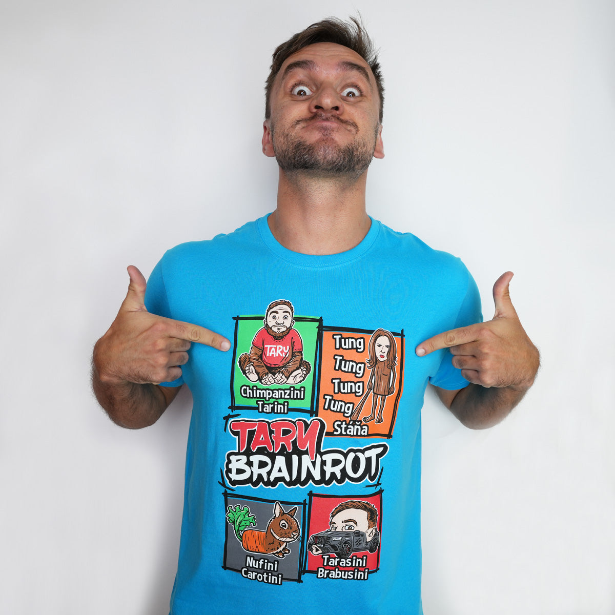 Tričko Tary Brainrot Blue