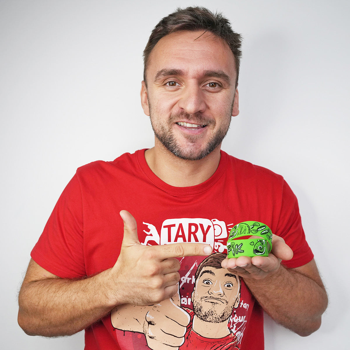 Náramek Králík Ňufík Zelený