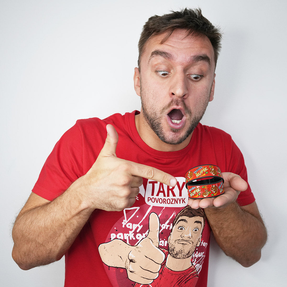 Náramek Ňufík Mrkvičky Red