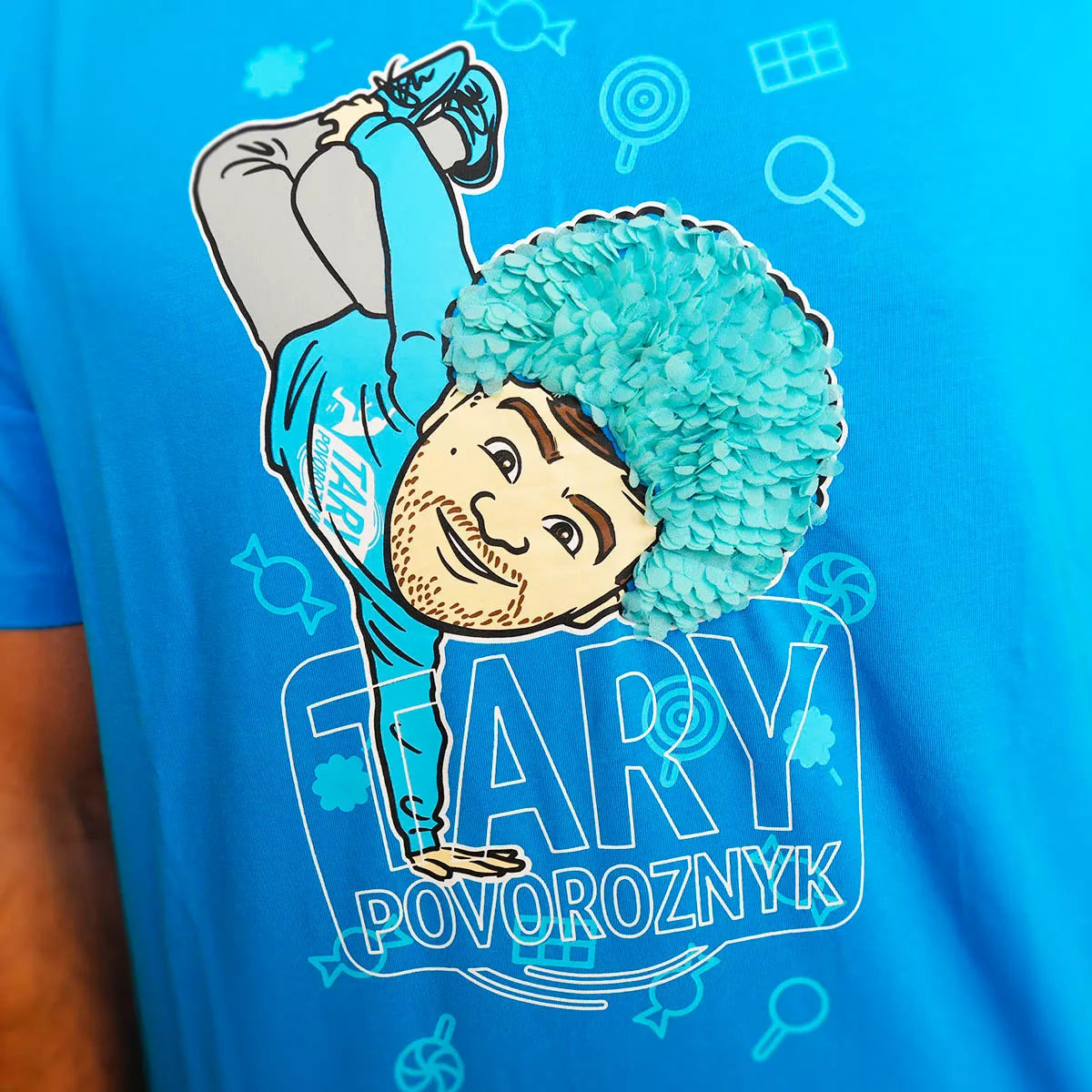 Tričko Tary Afro Blue