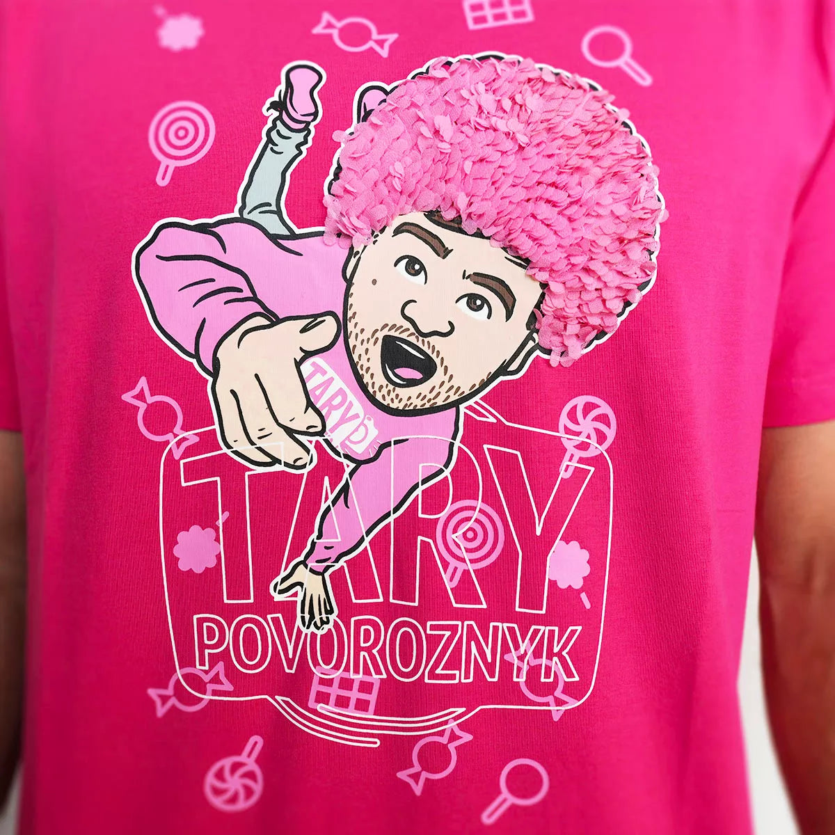 Tričko Tary Afro Pink