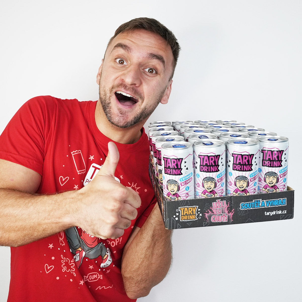 Tary Drink, Voda Třešeň 250ml – Karton (24 ks)